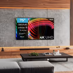Cecotec ALU30075 75" 4K Ultra HD Smart TV Noir