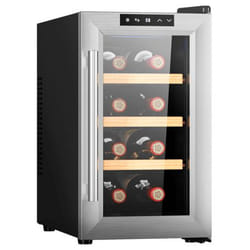 Cecotec 02708 refroidisseur à vin Refroidisseur de vin thermoélectrique Pose libre Acier inoxydable 8 bouteille(s)