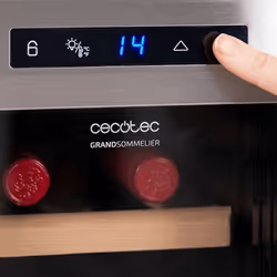 Cecotec 02708 refroidisseur à vin Refroidisseur de vin thermoélectrique Pose libre Acier inoxydable 8 bouteille(s) - Vue supplémentaire 8