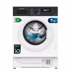 Cecotec Bolero DressCode 740 BI Inverter A, Charge avant, 7 kg, B, 72 dB, 1350 tr/min, A
