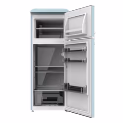 Cecotec 02754 réfrigérateur-congélateur Pose libre 215 L E Bleu