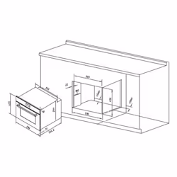 Cecotec 02824 four 56 L 2600 W Noir, Acier inoxydable - Vue supplémentaire 5