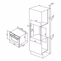 Cecotec 02824 four 56 L 2600 W Noir, Acier inoxydable - Vue supplémentaire 6