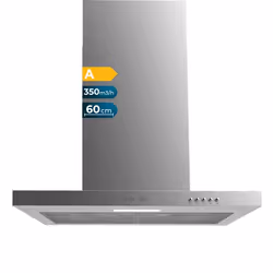 Cecotec Bolero Flux TM 603500 Inox A, 350 m³/h, Conduit, C, A, D, 64 dB