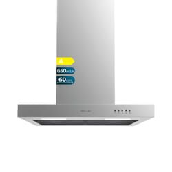 Cecotec 02878 hotte Montée au mur Acier inoxydable A 650 m³/h