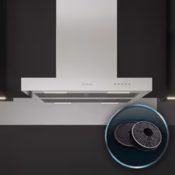 Cecotec 02878 hotte Montée au mur Acier inoxydable A 650 m³/h - Vue supplémentaire 8