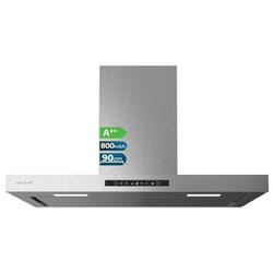 Hotte aspirante en t Bolero Flux tt 908000 Slim Glass Black a++ - Cecotec
