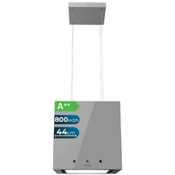 Cecotec - Hotte îlot Bolero Flux cct 448000 Glass Grey a++