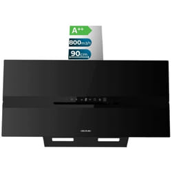 Hotte décorative Bolero Flux dt 908010 Glass Black a++ - Cecotec