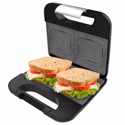 Cecotec 02953 gaufrier et appareil à croque-monsieur Noir, Acier inoxydable