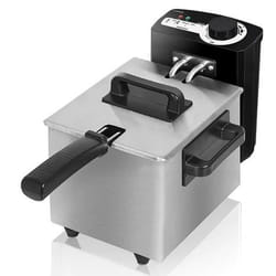 Cecotec 03031 Friteuse 1,5L 1000W Noir, Inox