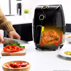 Cecotec Cecofry Compact Rapid Unique 1,5 L Autonome Friteuse d’air chaud Noir