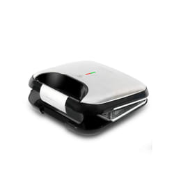 Cecotec Rock´n Toast Fifty-Fifty gaufrier et appareil à croque-monsieur 750 W Noir, Argent