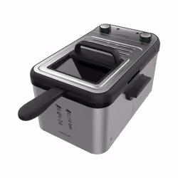 Cecotec CleanFry Infinity 3000, Friteuse, 3 L, 190 °C, 30 min, Unique, Acier inoxydable