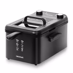 Cecotec CleanFry Infinity 3000, Friteuse, 3 L, 190 °C, 30 min, Unique, Noir