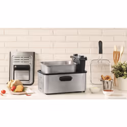 Cecotec CleanFry Infinity 3000 Friteuse à air chaud 5,6L 2400W Noir, Inox - Vue supplémentaire 7