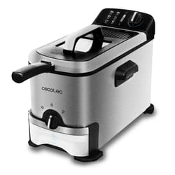 Cecotec CleanFry Infinity 3000 ProFilter Unique 2400 W Friteuse Noir, Acier inoxydable