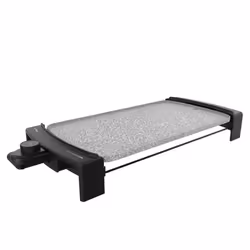 Cecotec Tasty &Grill 3000 RockWater, Noir, Gris, Rectangulaire, 450 x 250 mm, 1 zone(s), 2600 W, 220 - 240 V