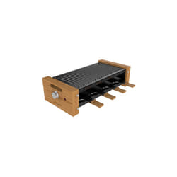 Cecotec Cheese&Grill 8200 Wood Black raclette 8 personne(s) 1200 W Noir, Bois