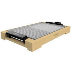 Cecotec 03091 gril éléctrique Pose libre 2000 W Gris, Bois