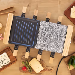 Cecotec 03100 raclette 8 personne(s) 1200 W Noir, Gris, Bois - Vue supplémentaire 4