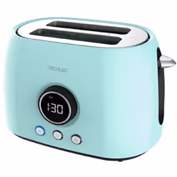 Cecotec 03105, 2 part(s), Bleu, Boutons, Rotatif, 800 W, 220 - 240 V, 50 - 60 Hz