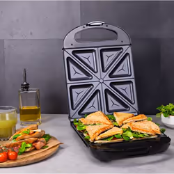 Cecotec 03111 gaufrier et appareil à croque-monsieur 1500 W Noir
