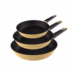 Cecotec Polka Experience, Set de friture, Noir, Jaune, Aluminium, Select teflon, Noir, Jaune, Vitrocéramique, Gaz, Halogène, ...