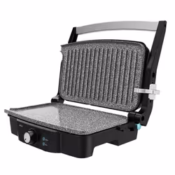Cecotec 03194, Noir, Acier inoxydable, Rectangulaire, Rotatif, Grille + plaque de cuisson, 294 x 171 mm, pierre