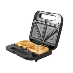 Cecotec 03203 gaufrier et appareil à croque-monsieur 800 W Noir, Acier inoxydable