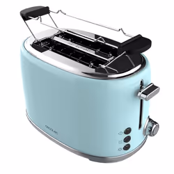 Cecotec 03234, 2 part(s), Bleu, Acier, Boutons, Rotatif, 980 W