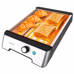 Cecotec NiceSlice 6 2 part(s) 1000 W Noir, Acier inoxydable
