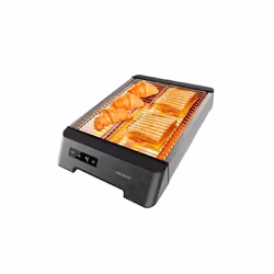 Cecotec NiceSlice, 2 part(s), Noir, Acier inoxydable, Tactile, 1000 W, 220 - 240 V, 50 - 60 Hz