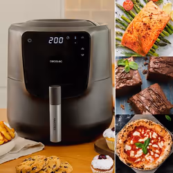 Cecotec Cecofry Rain Pack Friteuse à air chaud 5,5L 1550W Noir - Vue supplémentaire 11