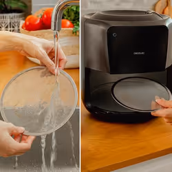 Cecotec Cecofry Rain Pack Friteuse à air chaud 5,5L 1550W Noir - Vue supplémentaire 13