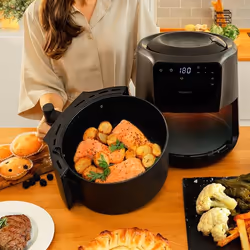 Cecotec Cecofry Rain Pack Friteuse à air chaud 5,5L 1550W Noir - Vue supplémentaire 8