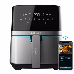 Cecotec 03310, Friteuse d’air chaud, 5,5 L, 80 °C, 200 °C, 60 min, Unique