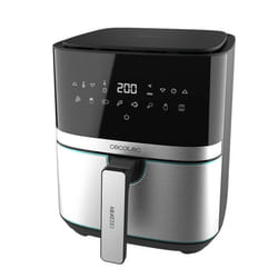 Cecotec 03315 friteuse Unique 5,5 L Autonome 1700 W Friteuse d’air chaud Noir, Acier inoxydable