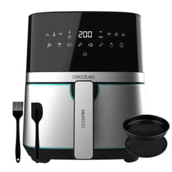 Cecotec 03317 friteuse Unique 5,5 L Autonome 1700 W Friteuse d’air chaud Noir, Acier inoxydable