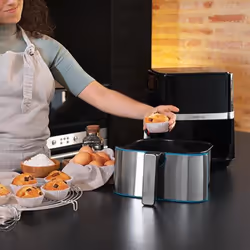 Cecotec 03317 Friteuse à air chaud 5,5L 1700W Noir, Inox - Vue supplémentaire 6
