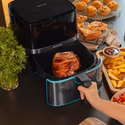 Cecotec 03317 Friteuse à air chaud 5,5L 1700W Noir, Inox - Vue supplémentaire 7