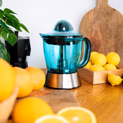 Cecotec 03351 Centrifugeuse Centrifugeuse lente 40 W Noir, Bleu, Acier inoxydable