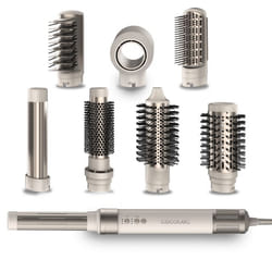 Cecotec CeramicCare AirGlam Multistyler À chaleur Champagne, Blanc 1400 W 1,8 m