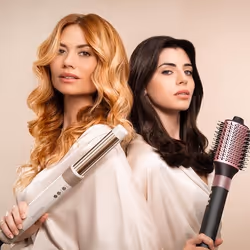 Cecotec CeramicCare AirGlam Multistyler À chaleur Champagne, Blanc 1400 W 1,8 m - Vue supplémentaire 5