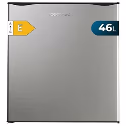 GrandCooler 20000 L SilentCompress Inox E Mini réfrigérateur noir, capacité de 46 litres, 48,7 cm de large et 48 cm de haut, ...
