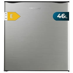 Cecotec - Mini Frigo GrandCooler 20000 l SilentCompress Inox e. Réfrigérateur Compact Capacité de 46L, porte personnalisable, finition en acier