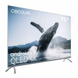 Cecotec VQU30075+S 75" 4K Ultra HD Smart TV Noir