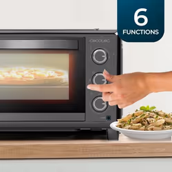 Cecotec 03818 four 26 L 1500 W Noir - Vue supplémentaire 6