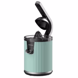 Cecotec Xqueeze RetroJuice 600 Centrifugeuse lente 600 W Noir, Vert, Acier inoxydable