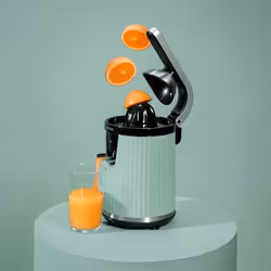 Cecotec Xqueeze RetroJuice 600 Centrifugeuse lente 600 W Noir, Vert, Acier inoxydable - Vue supplémentaire 4